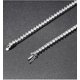thumbnail image 2 of Collar de Moissanita para Mujer de 3 Mm Color D Claridad VVS1 Collar de Plata Esterlina 925 Collar de Tenis de Diamante de Moissanita para Mujer 15-24 Pulgadas, 2 of 9