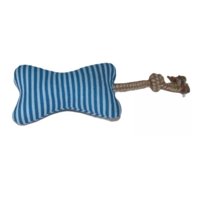 Defensor - Peluche Para Mascota Con Forma De Hueso Color Celeste