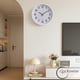 thumbnail image 4 of Reloj de pared analógico blanco silencioso de 30 cm CLOCKSWISE, 4 of 8