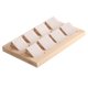 thumbnail image 2 of Tarjetero De Madera Para Pendientes Con Bandeja Para Expositor De Accesorios De Joyería, 8 Pares, Color Crema, 2 of 5