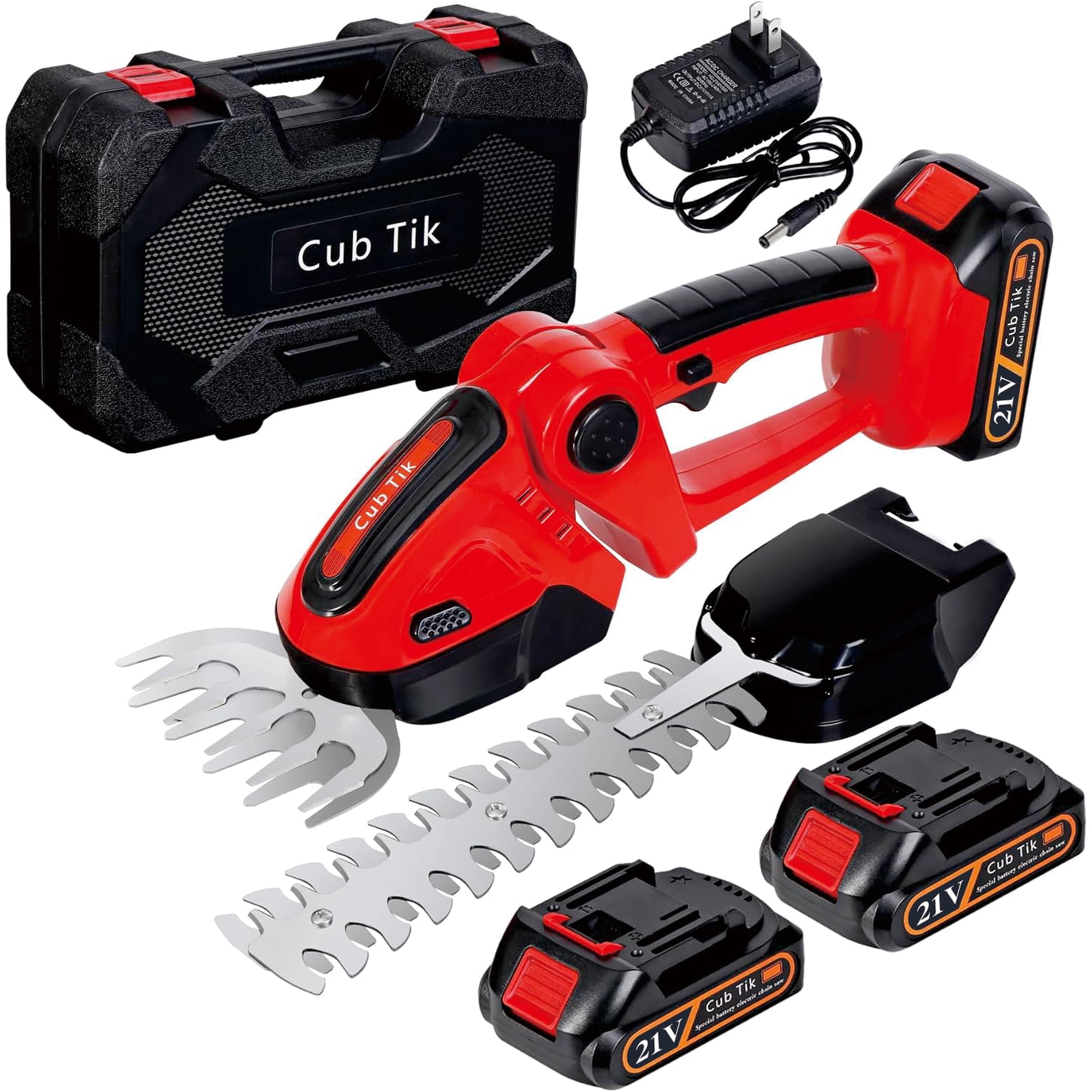 Cortasetos Inalámbrico 2 En 1 Cub Tik, Cortadora Eléctrica