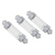 thumbnail image 2 of 3 Contadores De Burbujas De CO2 En Línea Para Acuarios De Aluminio Con Válvula De Retención De 2 Cabezales, 2 of 5