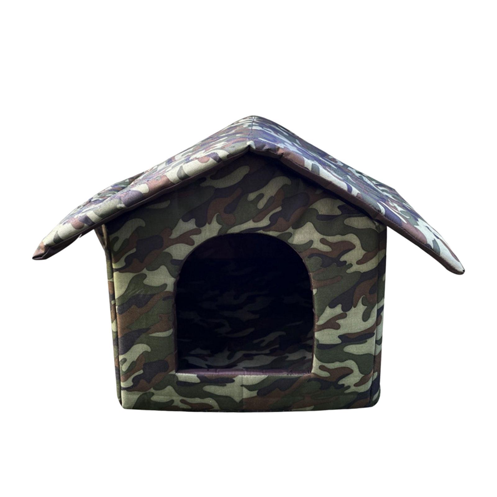 Ioensy - Casa Impermeable Para Gatos Al Aire Libre Gato Resistente A La Intemperie Cerrado 35Cmx33Cmx30Cm