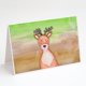 thumbnail image 1 of Tarjetas de felicitación Caroline's Treasures – Ciervo – Pack de 8 (A7), 1 of 3