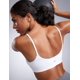 thumbnail image 4 of Sujetador deportivo CRZ YOGA Butterbreeze con cuello redondo para mujer, blanco, XS, 4 of 5
