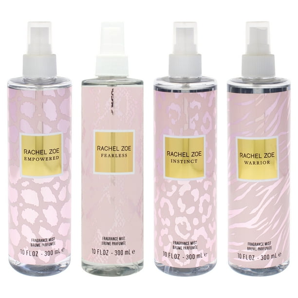 Set de Fragancia Rachel Zoe Empowered, Warrior, Fearless e Instinct Spray 300ml Mujer