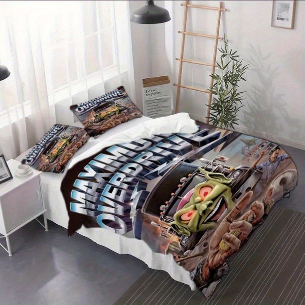 3pcs Maximum Overdrive Duvet Cover Set - 2/3pcs Quilt Cover Set Including Quilt Cover And Pillowcase - Bedroom