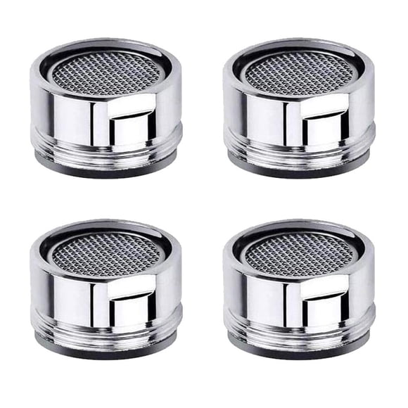 Paquete de 4 aireadores para grifo Alamic para cocina y baño con carcasa de latón