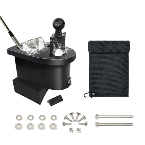 Limpiador de Carrito de Golf Shu‑Ran con Abrazadera y Toalla