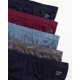 thumbnail image 3 of Calzoncillos Reebok de talle bajo para hombre, paquete de 5, talla S, azul/azul marino/uva, 3 of 7