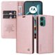 thumbnail image 2 of Funda Billetera de Cuero para Motorola MOTO G05 con Tarjetero y Soporte - Tapa Magnética Rosa, 2 of 6