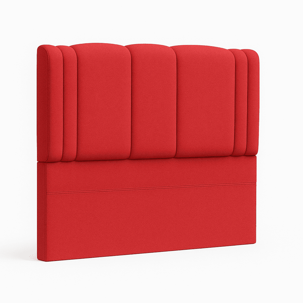 Ethan Desing - Respaldo De Cama 2 Plazas Milano Rojo