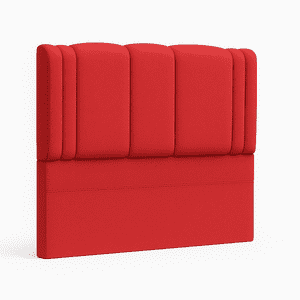 Ethan Desing - Respaldo De Cama 2 Plazas Milano Rojo