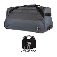 F - Bolso M Kross Gris + Candado