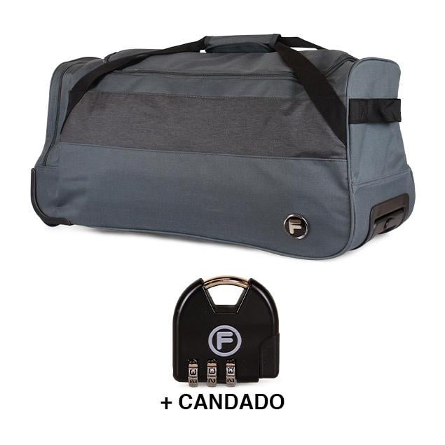 F - Bolso M Kross Gris + Candado