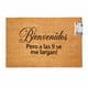 thumbnail image 3 of Tapete Limpia Pies Personalizado Bienvenidos pero a las 9 se me largan!, 3 of 3