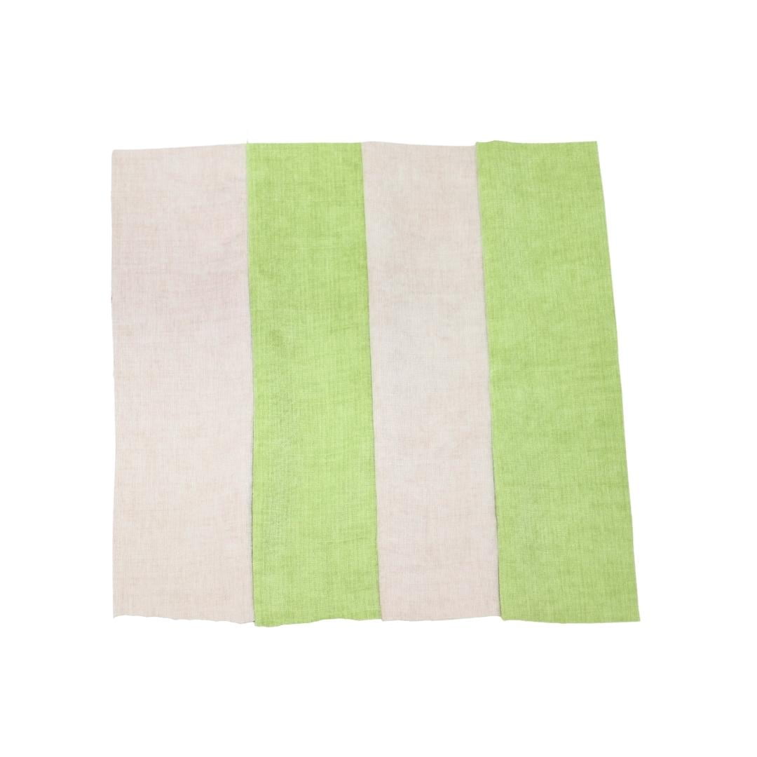 Máxima Design - Funda Cojín Rayen Blanco Verde-claro Altea 50x50 Cm