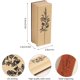thumbnail image 2 of Timbres de goma florales de madera DIYOOHOMY, 2 of 3
