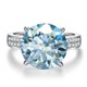 thumbnail image 4 of Anillos de Boda de Moissanita de 5 Uds para Mujer Corte Redondo Color D VVS1 Anillos de Diamante Anillos de Compromiso de Moissanita con Certificado, 4 of 9