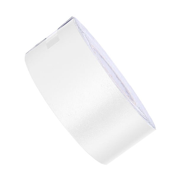 Cinta de protección para la cabeza de la raqueta de tenis, pegatinas para la raqueta de protección de los bordes, protección ligera y duradera para Blanco