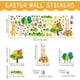 thumbnail image 5 of Pegatina de conejito de Pascua para ventana | Lindos huevos de Pascua con flores de primavera, pegatinas decorativas para ventana, pegatinas de conejo de primavera para pared, puerta y ventana, 5 of 7