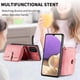 thumbnail image 2 of Funda Tipo Cartera con Correa Cruzada para Samsung Galaxy A32 5G Protección Contra Golpes Rosa, 2 of 5