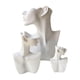 thumbnail image 2 of 3 piezas de soporte de exhibición de joyería, maniquí de resina con cara, adorno elegante, maniquí de decoración, soporte de joyería para mostrador de Blanco, 2 of 5