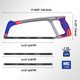 thumbnail image 5 of Sierra de arco WORKPRO 30 cm bi‑metal – juego de 3 hojas, 5 of 7