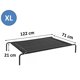 thumbnail image 1 of Cama Refrescante en Altura para Perro 28x130x21 cm Negro, 1 of 3