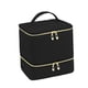 thumbnail image 5 of Bolsa de almacenamiento portátil para esmalte de uñas, caja de almacenamiento de viaje resistente para esmalte de uñas, Estuche de transporte de esmal negro, 5 of 5