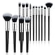 thumbnail image 1 of Set de brochas de maquillaje SOYOK de 14 piezas, sintéticas, negras, 1 of 7