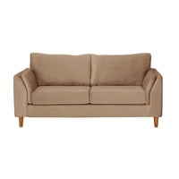 Latam Home - Sofá Milan 2C Con Resortes Pocket Tela Velvet Beige