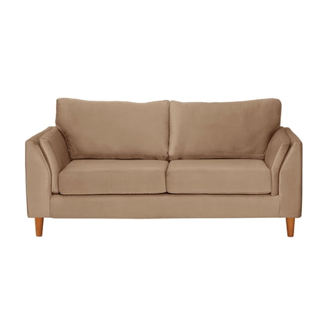 Latam Home - Sofá Milan 2C Con Resortes Pocket Tela Velvet Beige