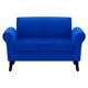 thumbnail image 1 of Banqueta Baul + Respaldo Lua 2c Felpa 20 Azul Rey, 1 of 6