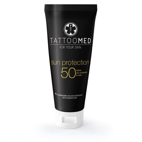 Crema de protección solar TattooMed SPF50 100 ml para piel tatuada