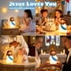 thumbnail image 3 of Luz nocturna de silicona 8 cm con figura de Jesús – LiangBoKangKang, 3 of 9