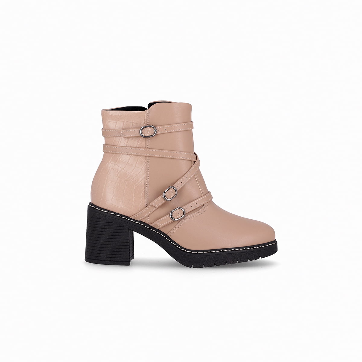 Bota Mujer Beige Denise/hebillas Piccadilly
