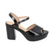 thumbnail image 1 of Sandalia Mujer Negro Connie Police, 1 of 6