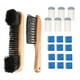 thumbnail image 2 of Juego De Cepillos De Limpieza De Madera Slip On Pool Cue Tip Cerdas Cepillo De Mesa De Billar Color Madera, 2 of 5