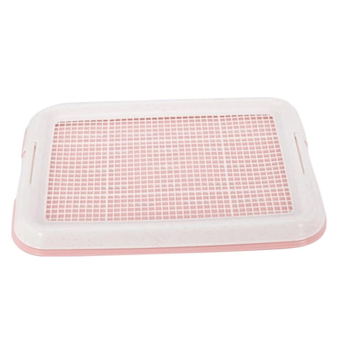 Ioensy - Orinal Para Perros, Bandeja De Entrenamiento Para Inodoro, Esquina De Entrenamiento Para Orinal Extraíble Para Perros Pequeños, Rosa