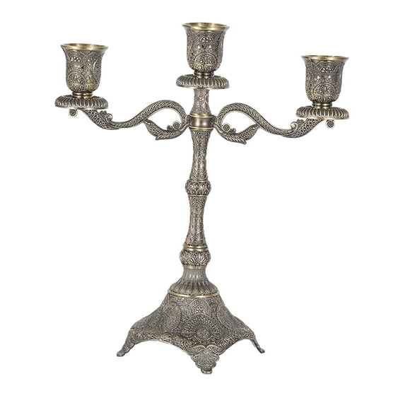 Candelabro Cónico Para Fiestas, Halloween, Hogar, Granja, Con 3 Brazos, 10 X 10 X 30 Cm