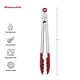 thumbnail image 5 of Pinzas KitchenAid de silicona, acero inoxidable, 30 cm, color rojo, 5 of 6