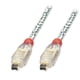 thumbnail image 1 of Cable FireWire Lindy 4 pines macho a macho 1 m transparente, 1 of 1