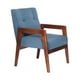 thumbnail image 3 of Sitial Munich Tela Velvet Azul Petroleo, 3 of 3