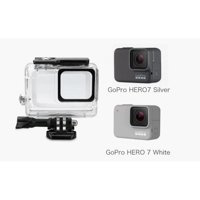 Genérico - Carcasa Sumergible Gopro 7 Silver & White Alternativa