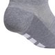 thumbnail image 5 of Calcetines Adidas All Day Training No Show para mujer, 3 pares, grises, 5 of 6
