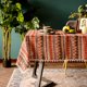 thumbnail image 1 of Mantel SUTAVIA 152x213 cm Rojo Bohemio con Pompones, 1 of 7
