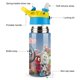 thumbnail image 3 of Rob el Robot Botella de Agua con Tapa Pop Top de Un Toque, Acero Inoxidable, a Prueba de Fugas, para Deportes, Botella Infantil azul 12 oz, 3 of 6