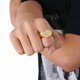 thumbnail image 3 of Anillo Hombre Gold Titan Diamantes Moda Masculina 202, 3 of 3
