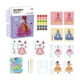 thumbnail image 1 of Princess Dress Up Activity Book Juguete Educativo Cambio De Disfraz Juego Para Niños 6 En 1 Violeta, 1 of 5